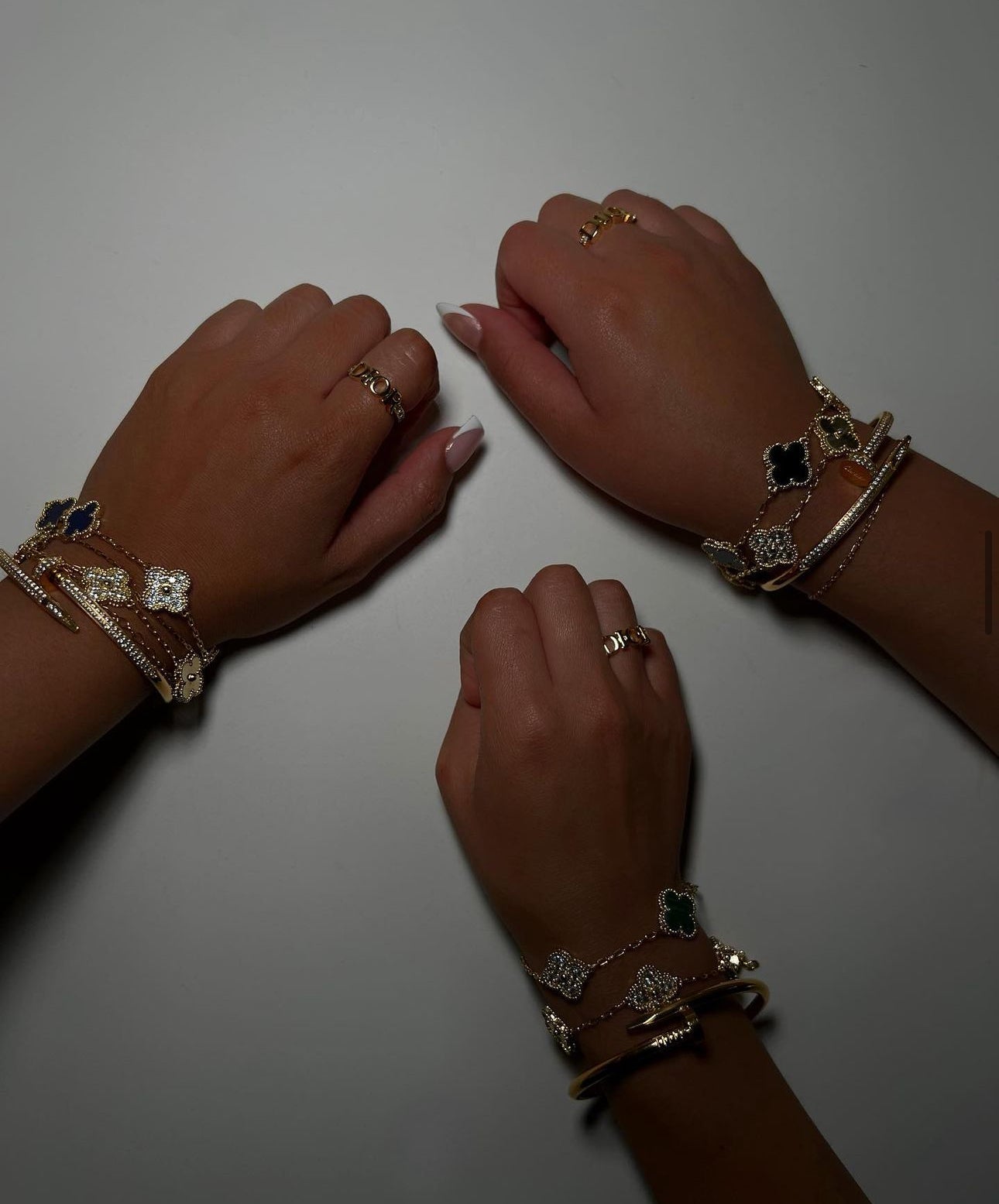 Celeste Gold Diamanté Bracelet