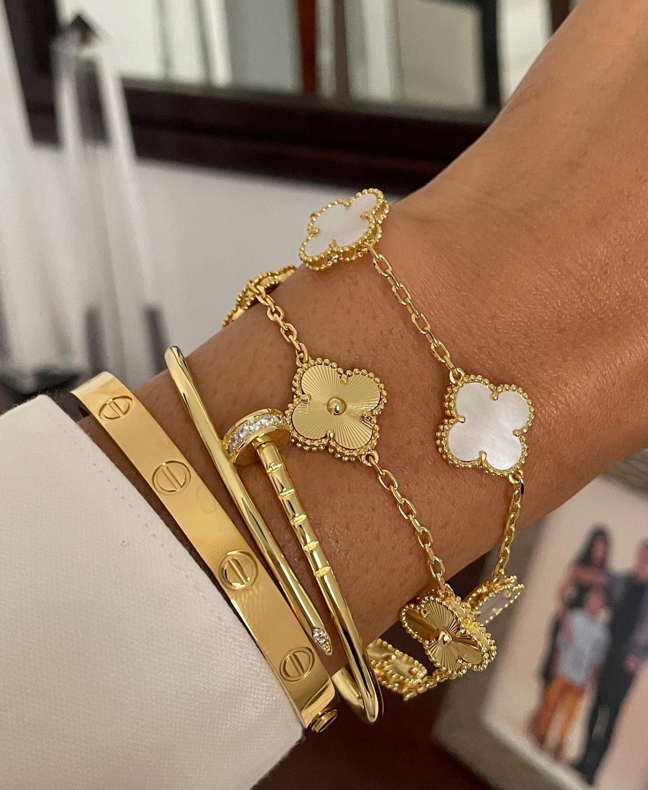 Ariana Silver & Gold Bracelet