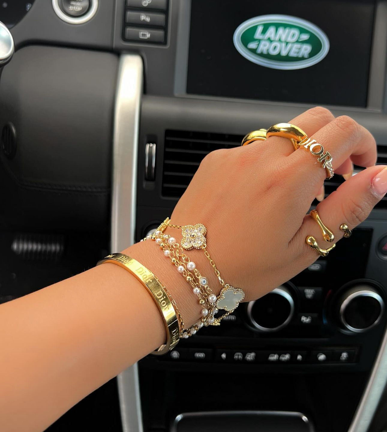 Shimmering Pearl Link Bracelet