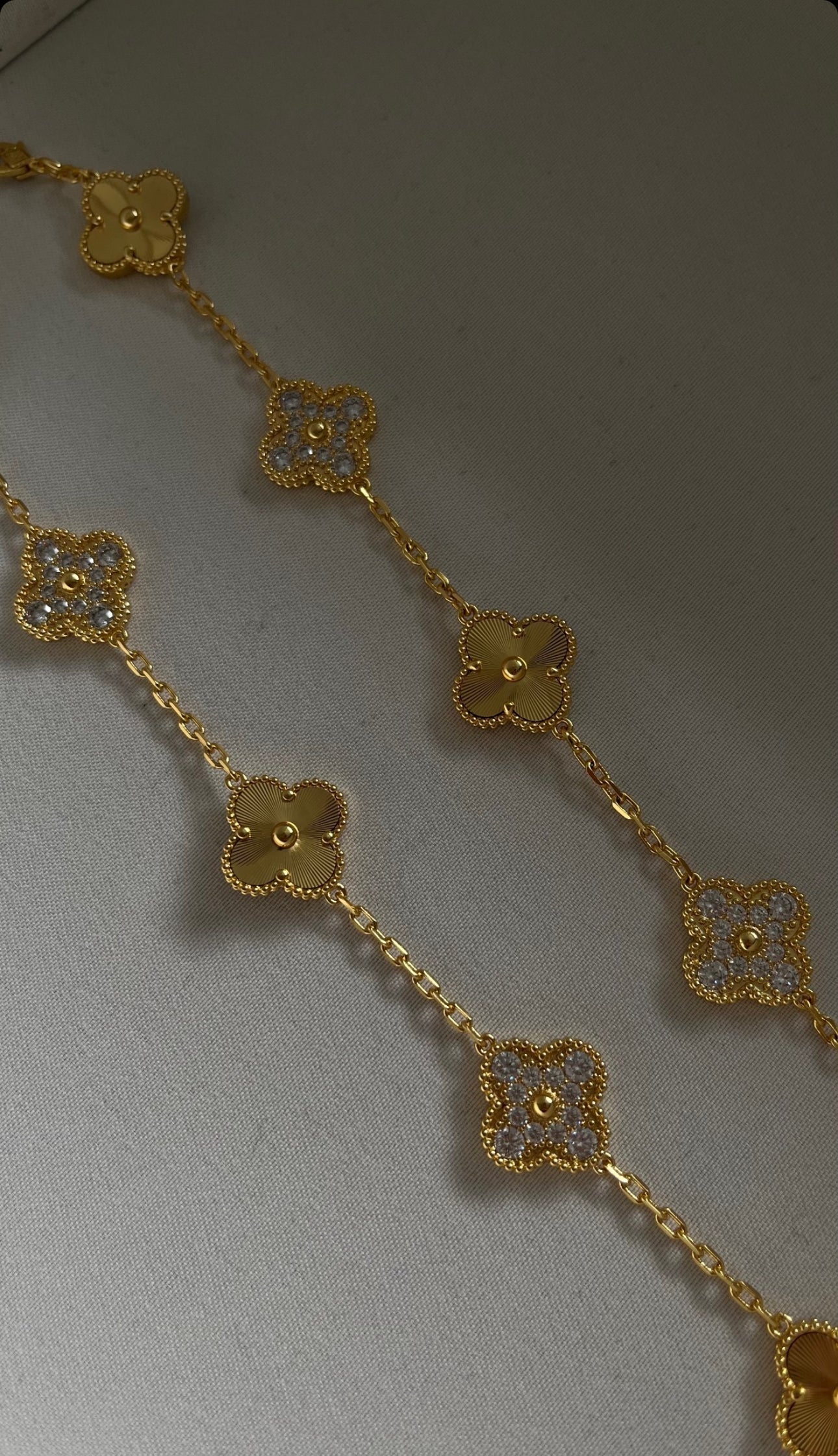 Celeste Gold Diamanté Bracelet