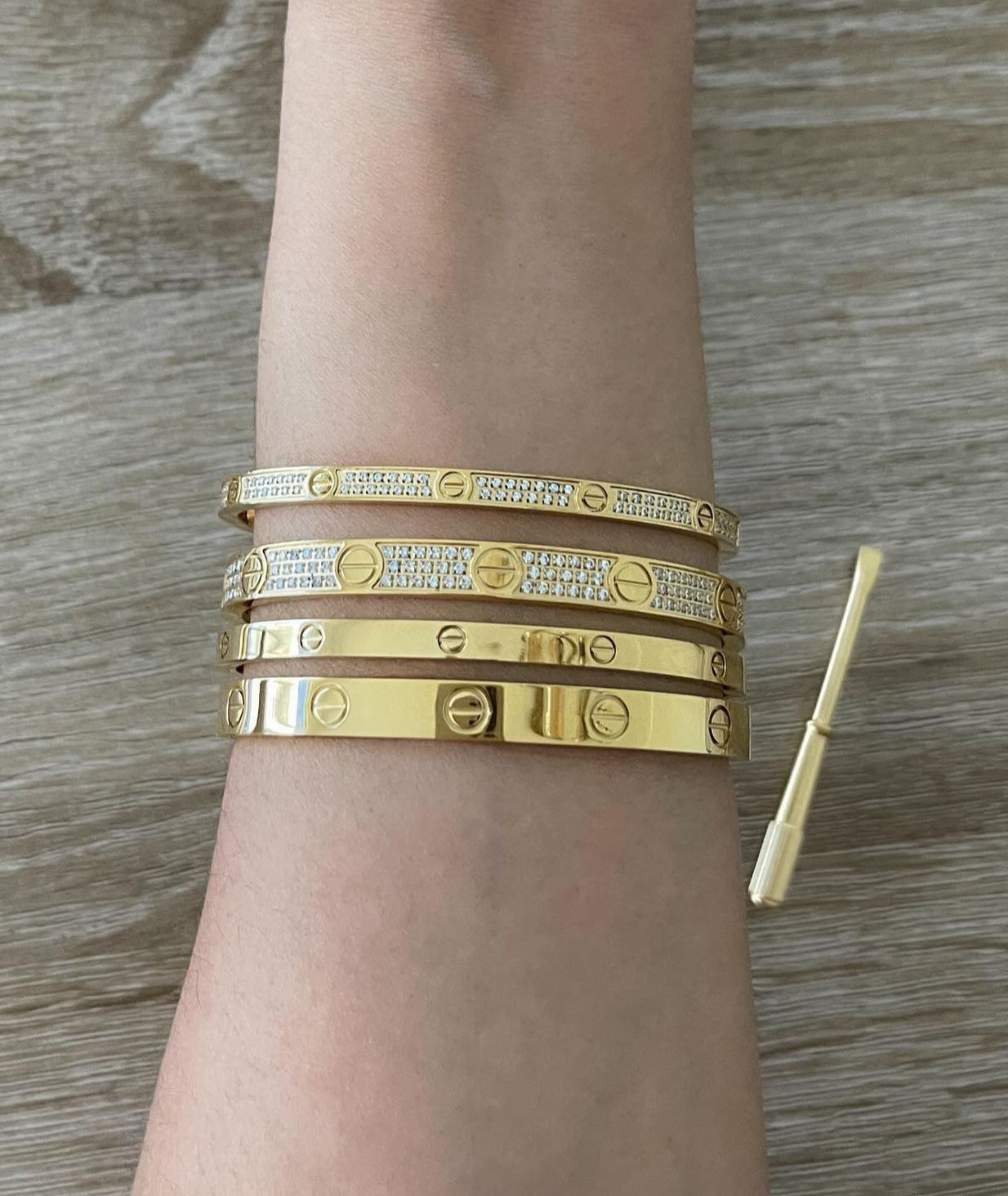 Ariana Silver & Gold Bracelet