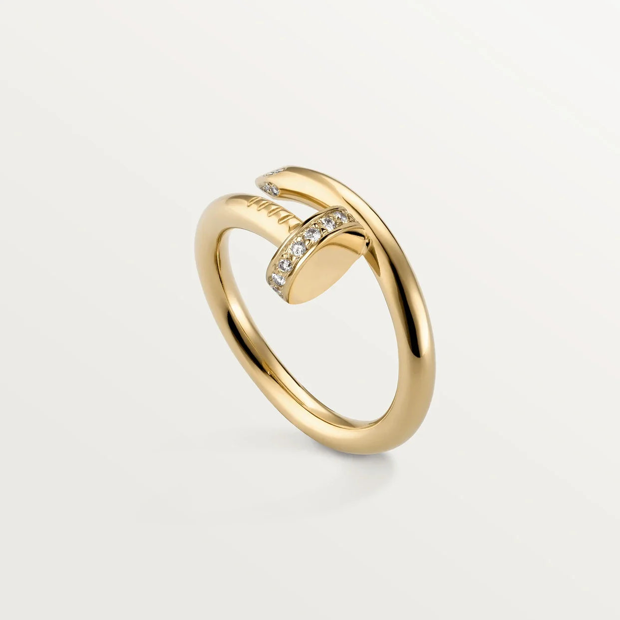 Noble Diamanté Ring (in silver & gold)
