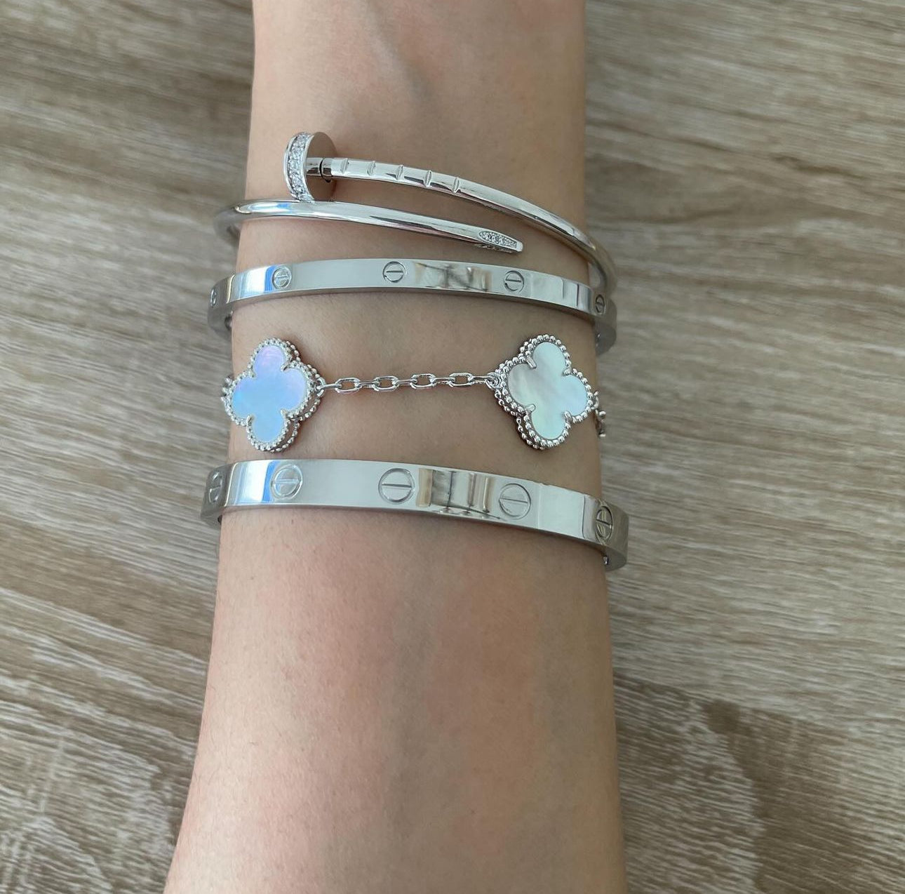 Ariana Silver & Gold Bracelet