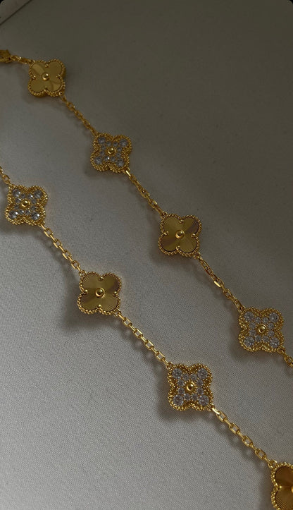 Celeste Gold Diamanté Bracelet