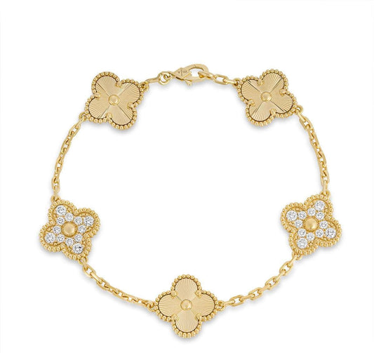 Celeste Gold Diamanté Bracelet