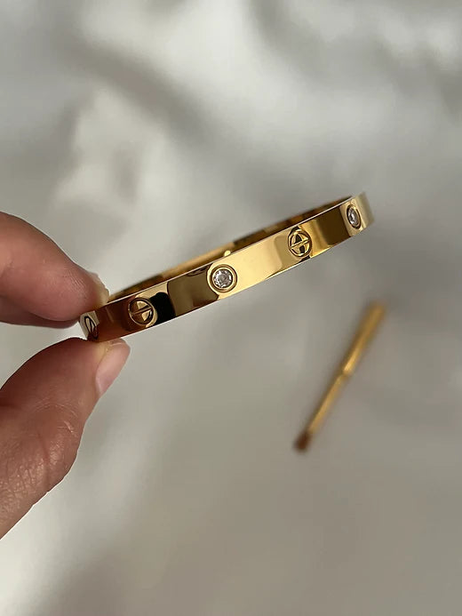 Amara Gold Diamanté Bracelet
