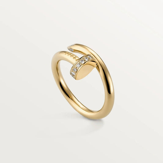 Noble Diamanté Ring (in silver & gold)