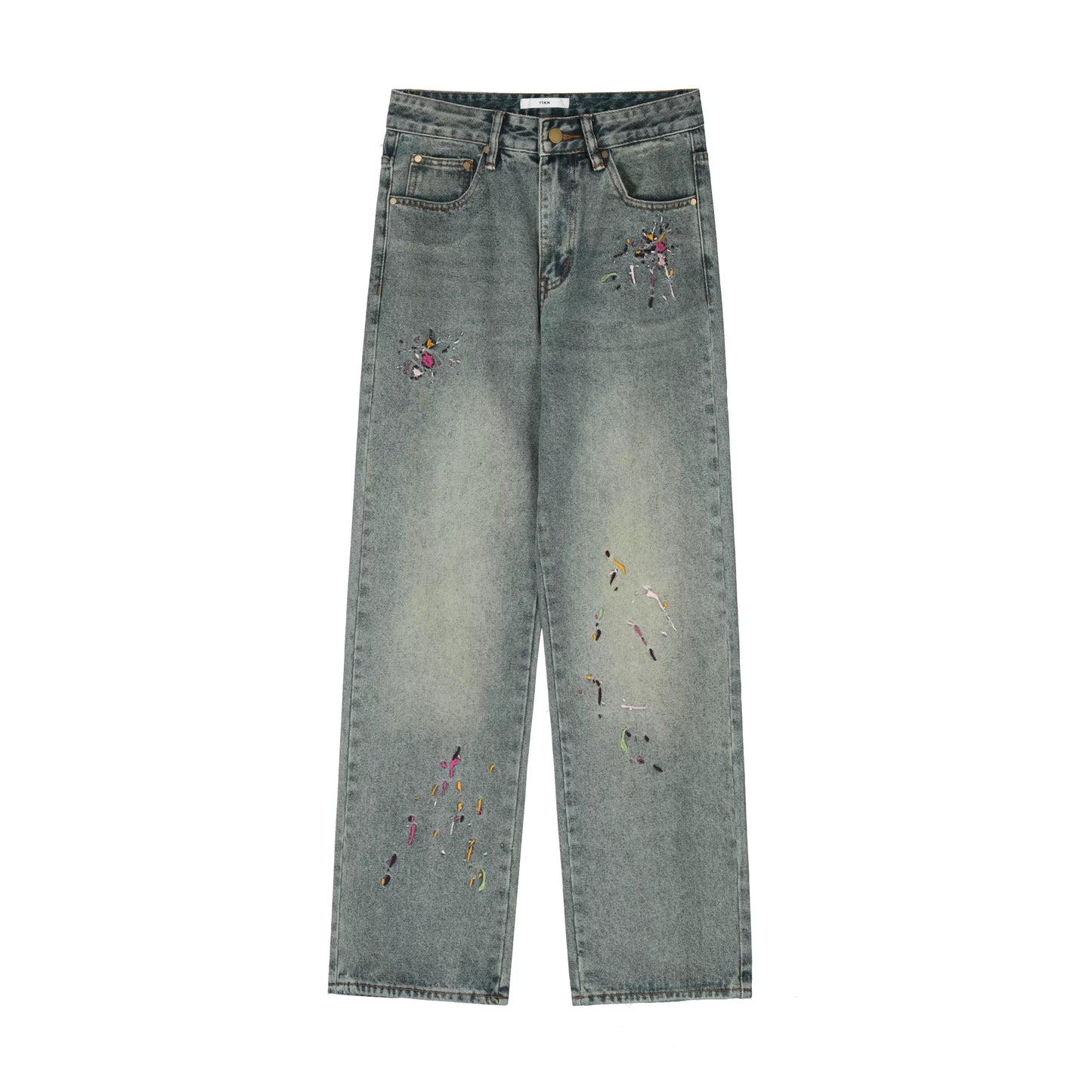 Designer Print Jeans